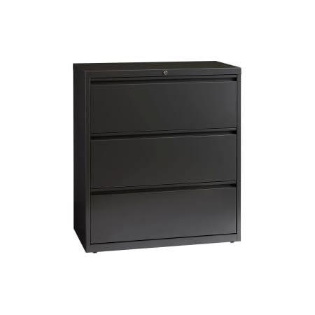 Hirsh Industries Space Solutions Lateral File Cabinet, 3 Letter/Legal/A4-Size File Drawers, Charcoal, 36 x 18.62 x 40.25 16066